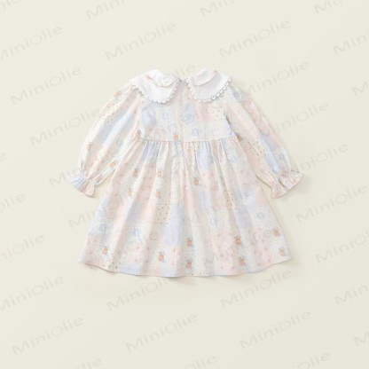 Toddler Lovely Animal Cat Plaid Dress - image 3