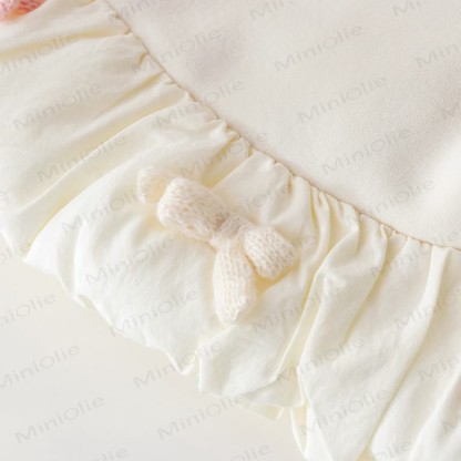 SURPRISE PARTY Toddler Girl Bow Bear Fleece Lined Bud Skirt - image 8