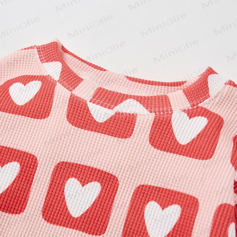 Baby Love Pink Waffle 2-piece Set - image 5