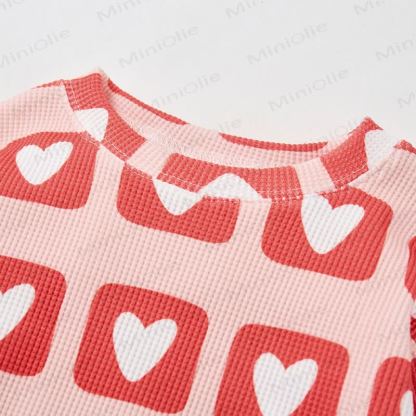 Baby Love Pink Waffle 2-piece Set - image 5