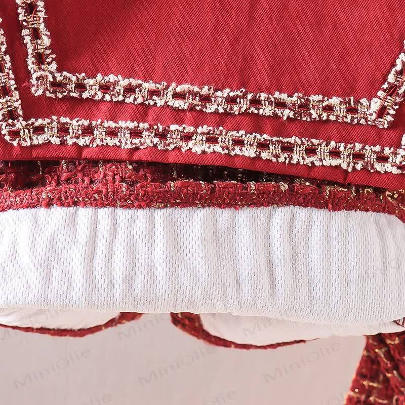 Baby Toddler Bow Sweet Red Set - image 9