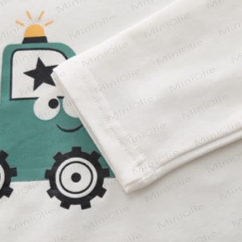 GO! Toddler Baby Boy Colorblock Excavator Print 3-piece Set - image 12