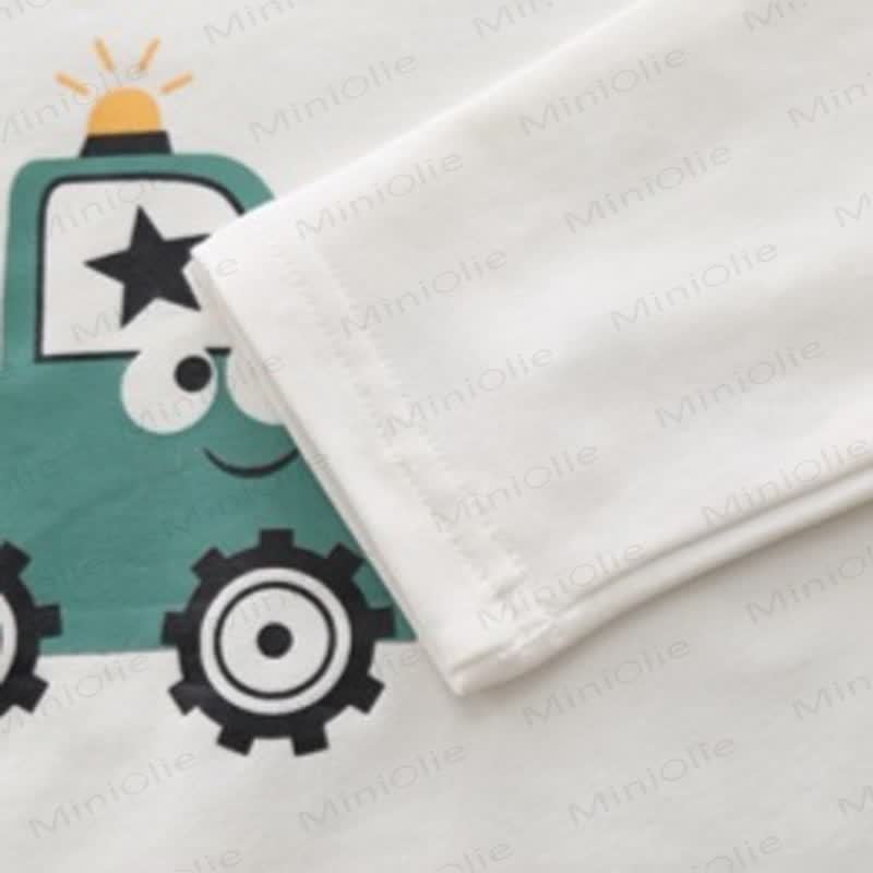 GO! Toddler Baby Boy Colorblock Excavator Print 3-piece Set - image 12