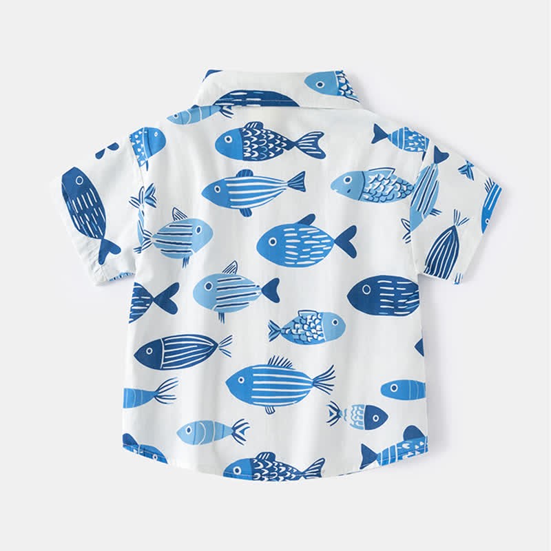 Kid Boy Cartoon Printed Shirt Top - image 6