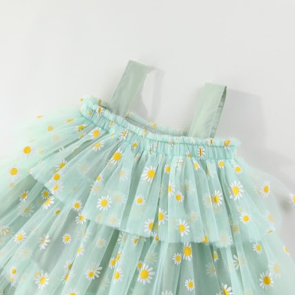 Toddler Daisy Tulle Layered Dress - image 23
