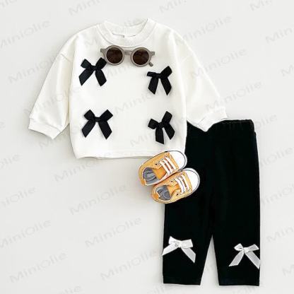 Baby 2-Piece Bow Lovely Casual Set - image 21