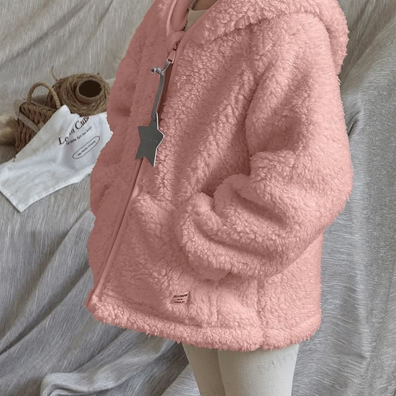 Toddler Kid Sherpa Hooded Jacket - image 14