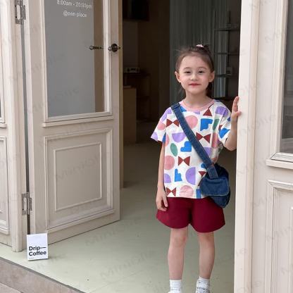 Kid Girl Solid Color Shorts  - image 21