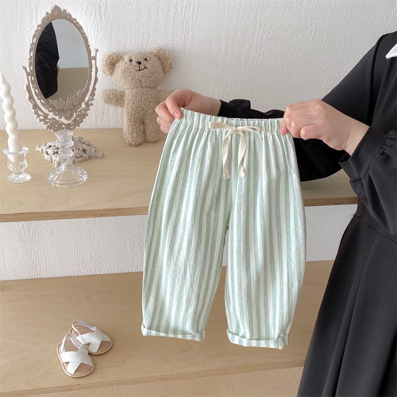 Baby Toddler Vertical Striped Minimalist Pants - image 14