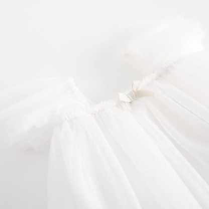 Baby Toddler Solid Color Tulle Bow Dress - image 11