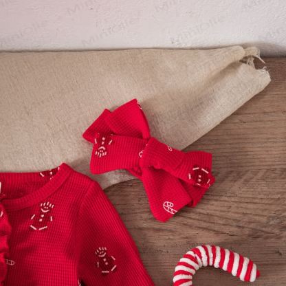 Baby Headscarf Christmas Romper - image 19