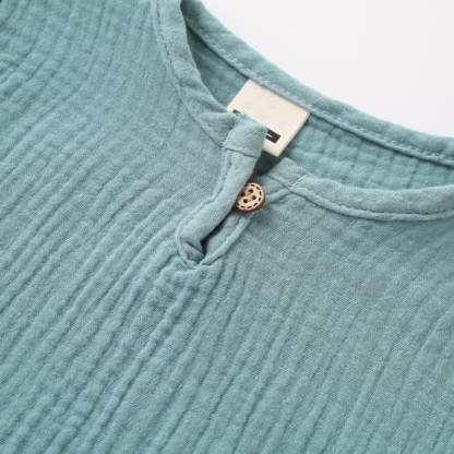 Body Toddler Solid Color Gauze T-Shirt - image 6