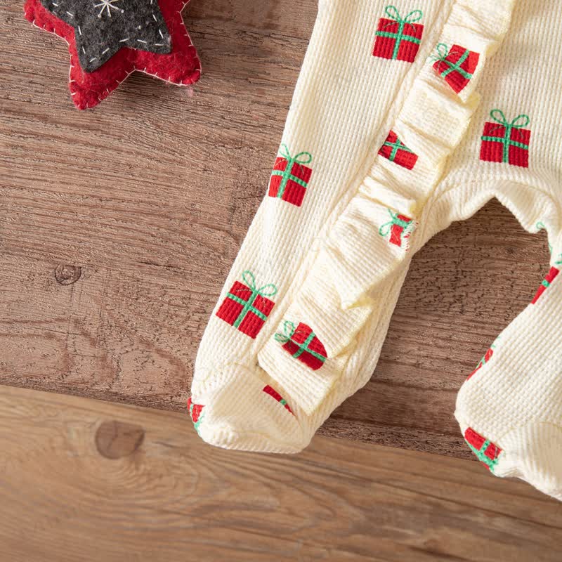 Baby Headscarf Christmas Romper - image 28