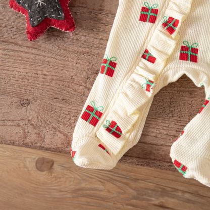 Baby Headscarf Christmas Romper - image 28