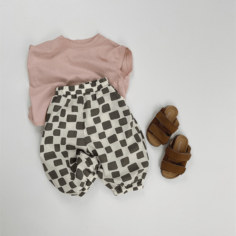 Toddler Loose Retro Pattern Design Pants - image 10