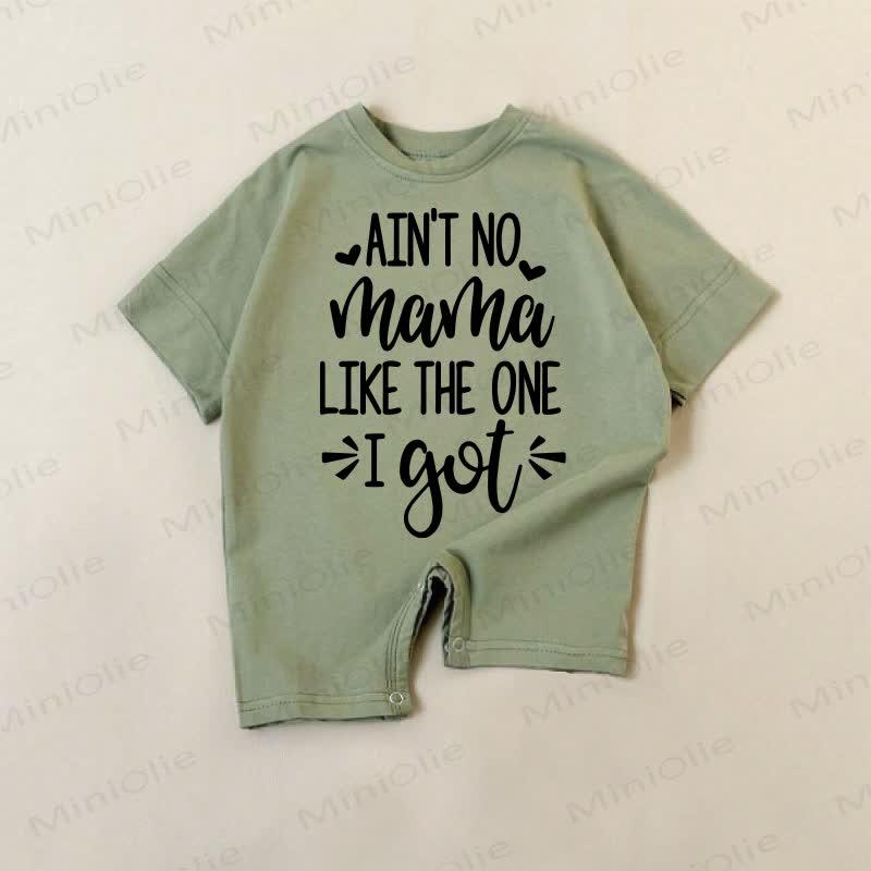AIN'T NO MAMA LIKE THE ONE I GOT Baby Green Romper - Green - 18-24M - image 1