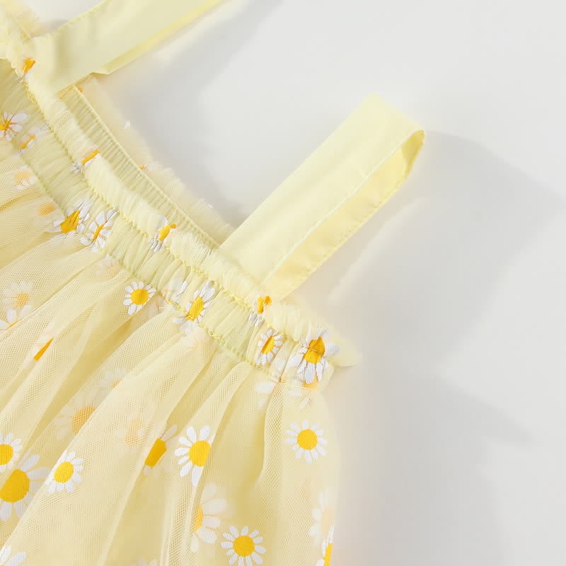 Toddler Daisy Tulle Layered Dress - image 16