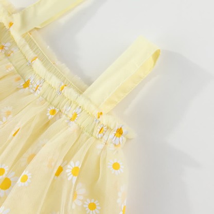 Toddler Daisy Tulle Layered Dress - image 16