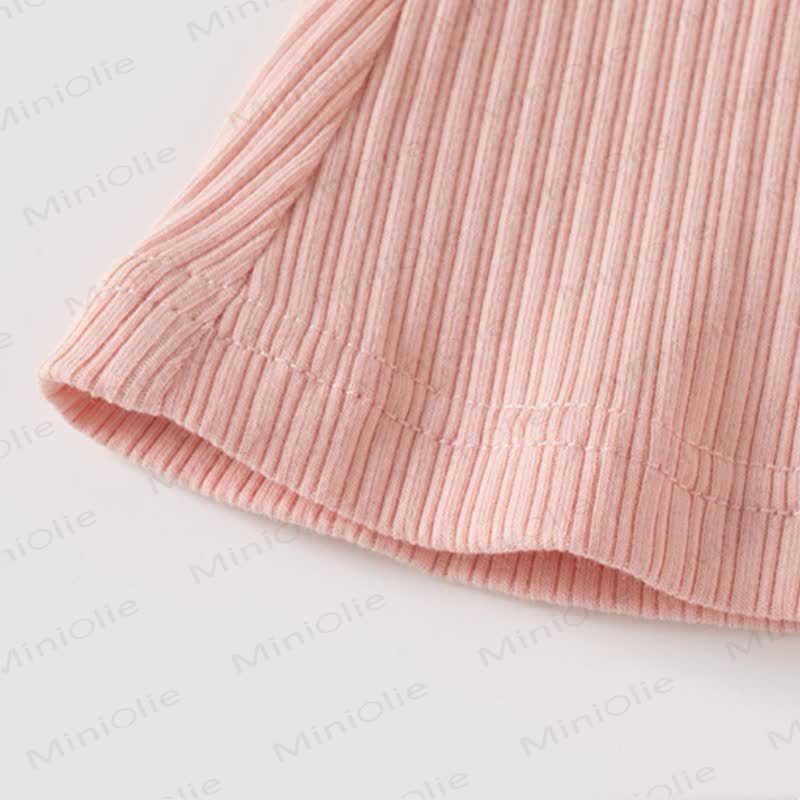 Baby Toddler Girl Pink Floral Top and Flared Pants 2-piece Set - image 7