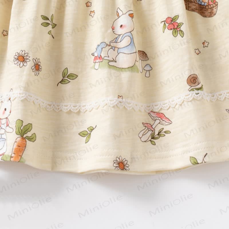 Baby Toddler Girls Bunny/Dot Print Summer Dress - image 9