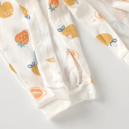 Baby Various Fruits Printed Kimono Style Romper - image 8
