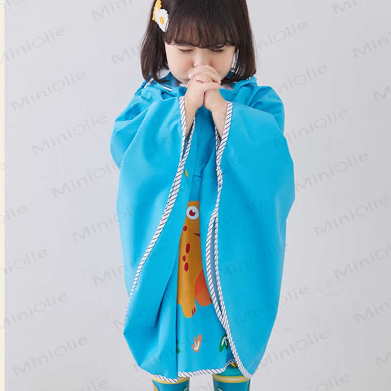 Toddler Dinosaur Hooded Cloak Raincoat - image 24