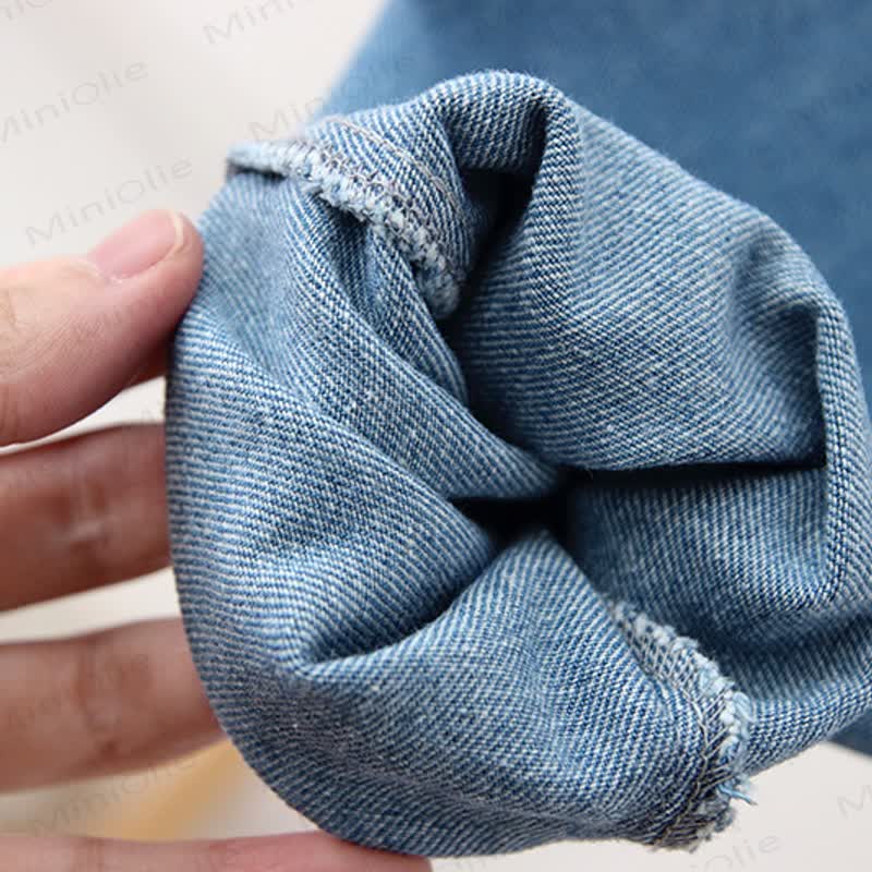 Toddler Double Pocket Fruit Denim Overalls - image 10