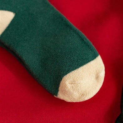 Baby Christmas 3D Doll Warm Floor Socks