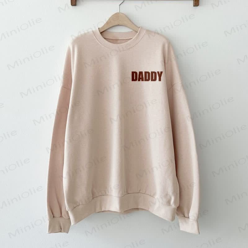 DADDY/LOOK LIKE MY DADDY Daddy and Me Sweatshirt/Set - Beige - Dad Sweatshirt: XL - image 6