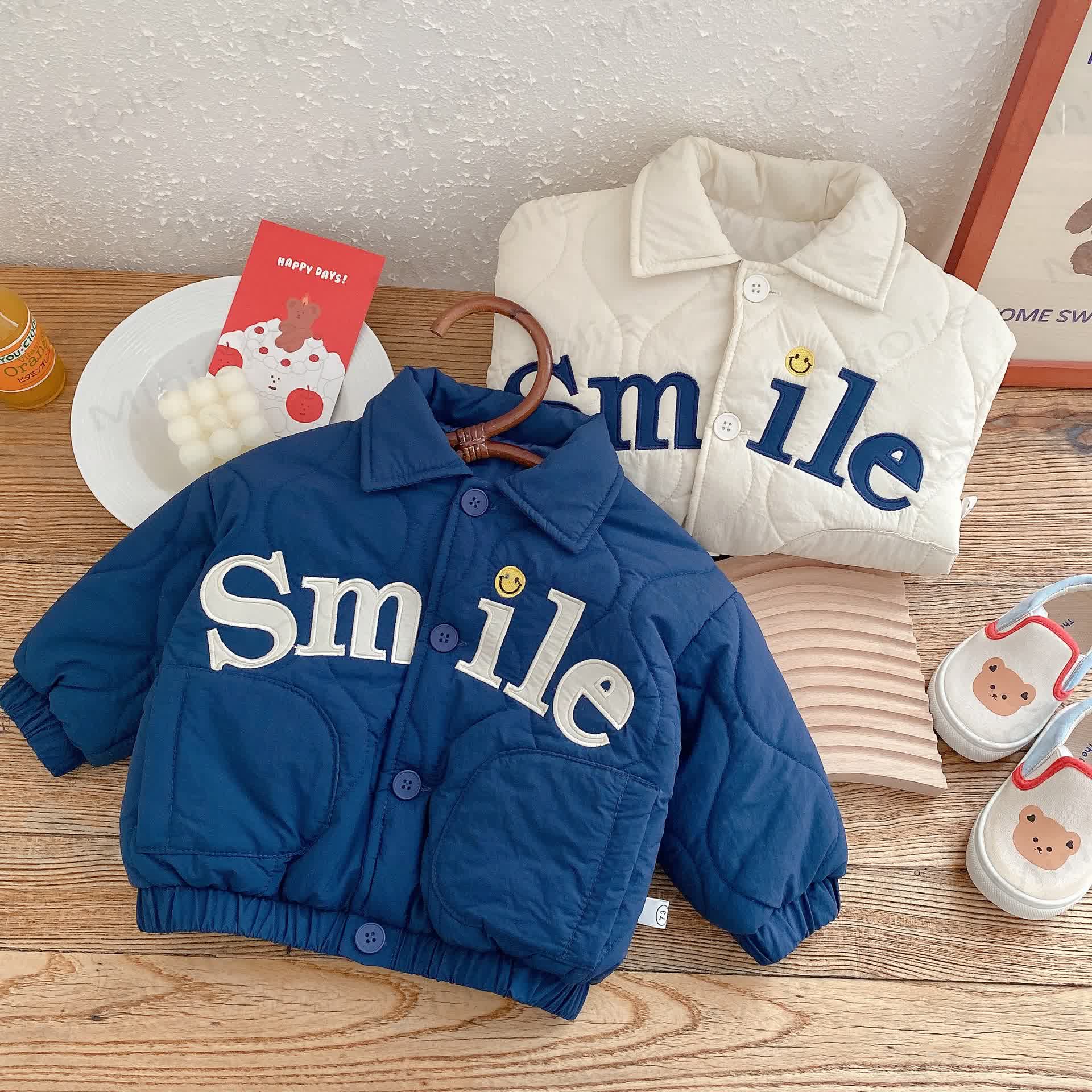 SMILE Baby Toddler Polo Quilted Coat - image 1