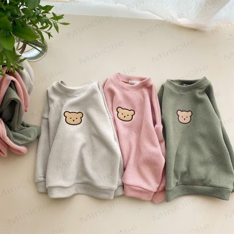 Baby Bear Ribbed Shirt and Pants Set - image 2