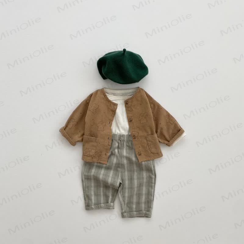 Baby British Style Plaid Pants - image 9