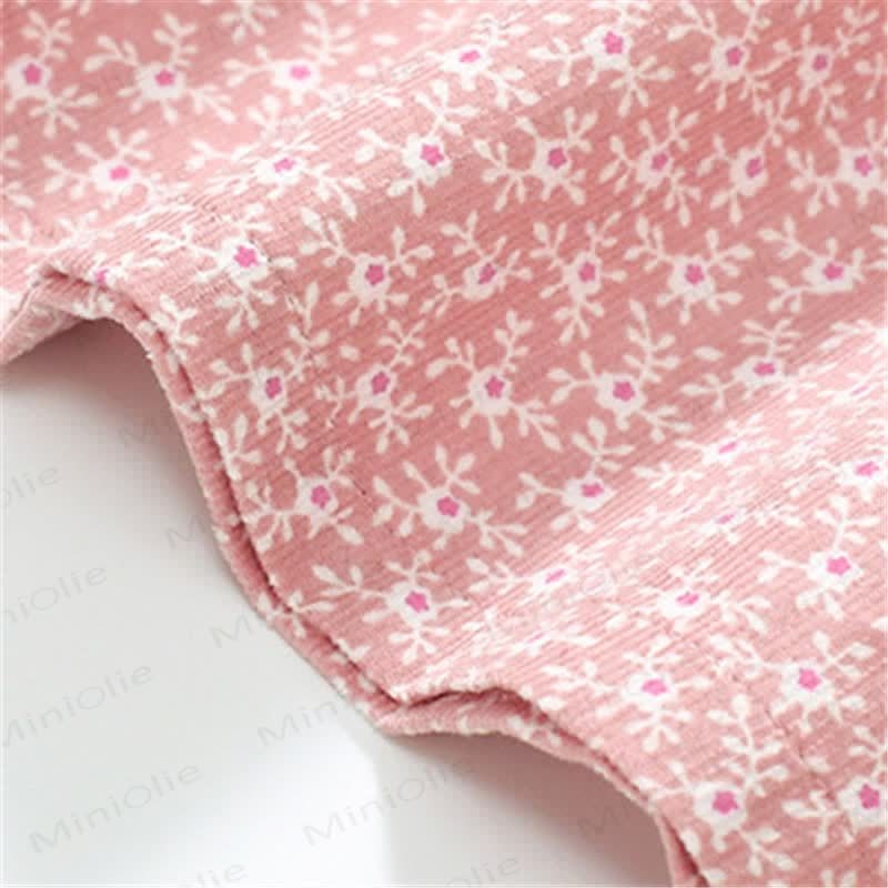 Toddler Vintage-inspired Pink Flower Dress - image 8