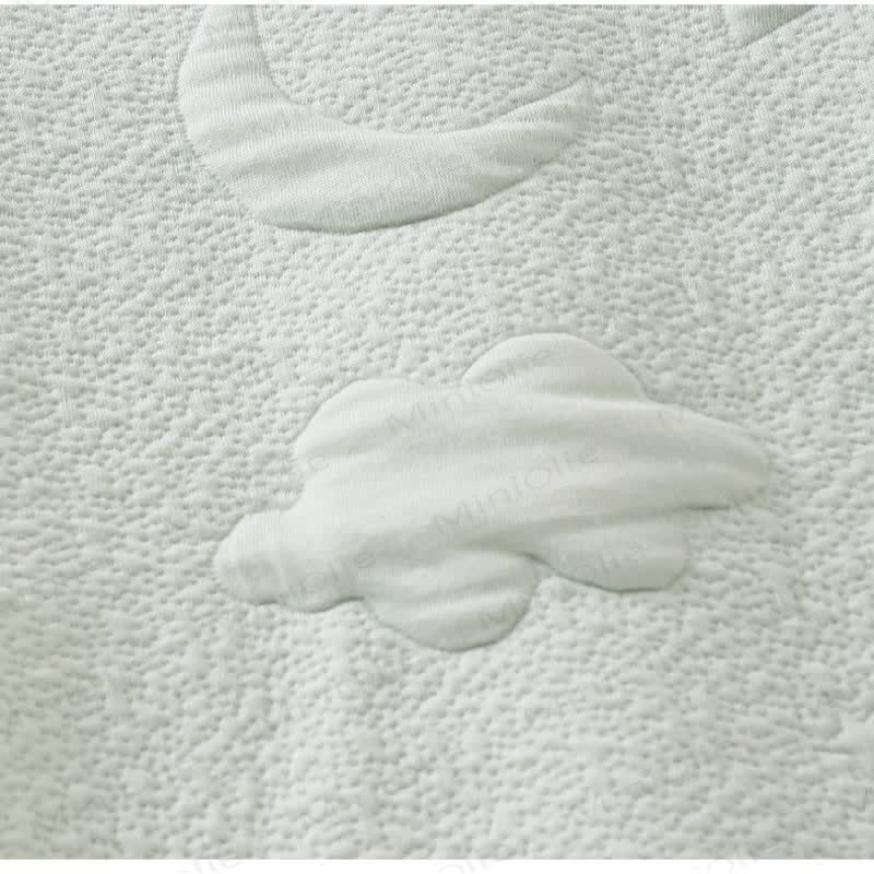 Baby Moon Star Solid Color Quilted Romper - image 7