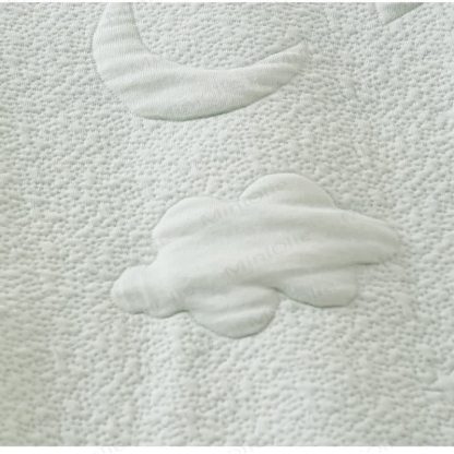 Baby Moon Star Solid Color Quilted Romper - image 7