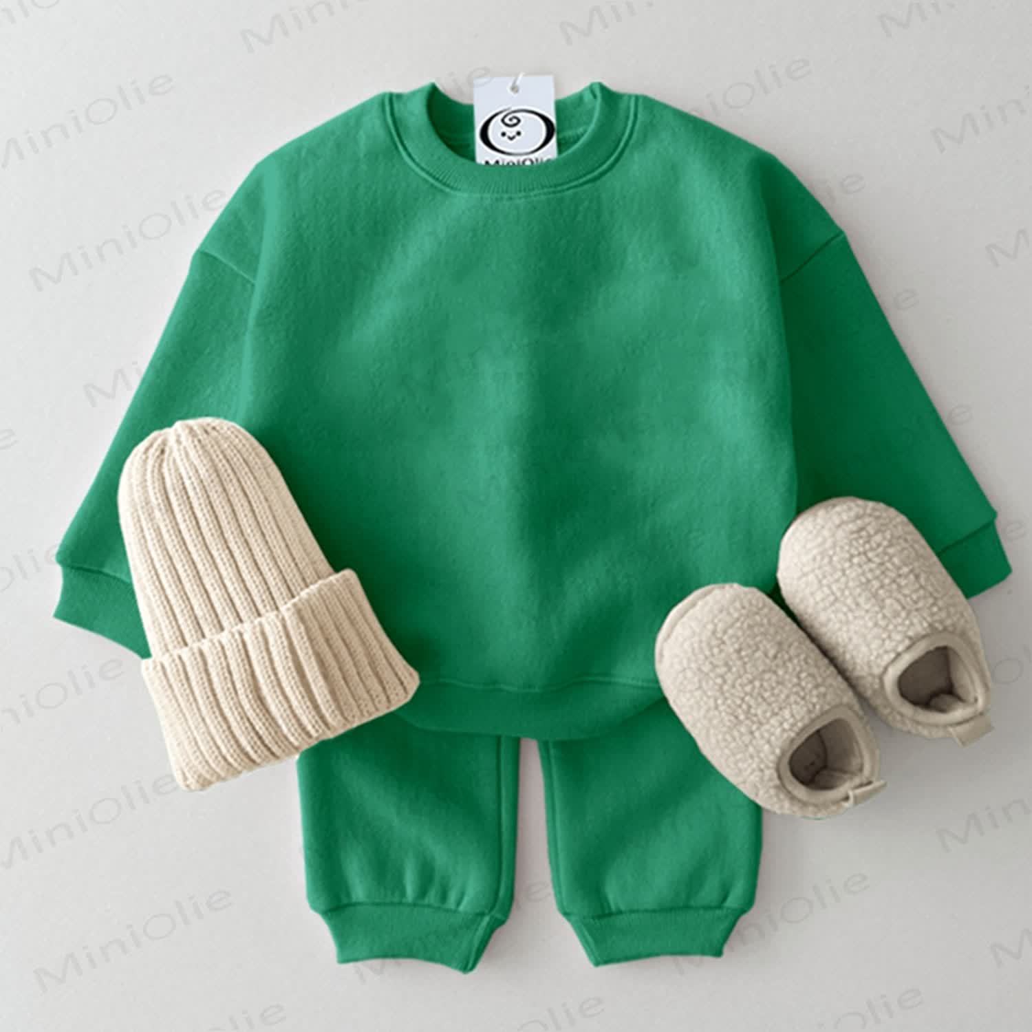 Personalized Football Letter Baby 2-piece Set with Name Customization - Green - 2-3T - image 9