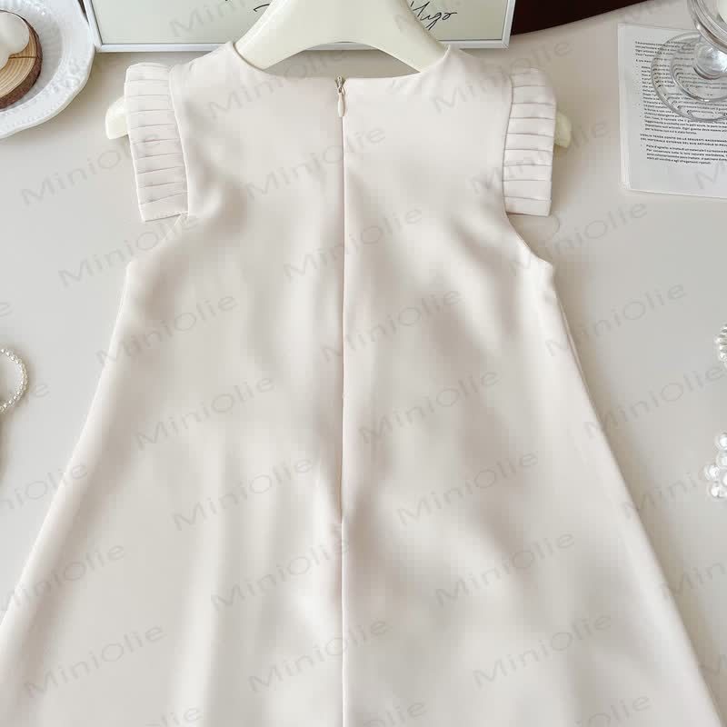 Toddler 3D Flower Sleeveless Graceful Dress - image 5