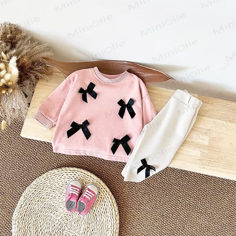 Baby 2-Piece Bow Lovely Casual Set - image 15