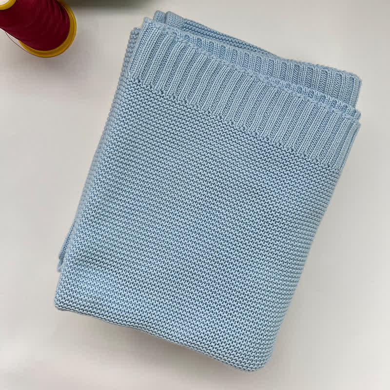 Personalized Baby Name Blanket - Sky Blue - image 30
