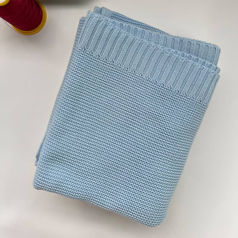 Personalized Baby Name Blanket - Sky Blue - image 30