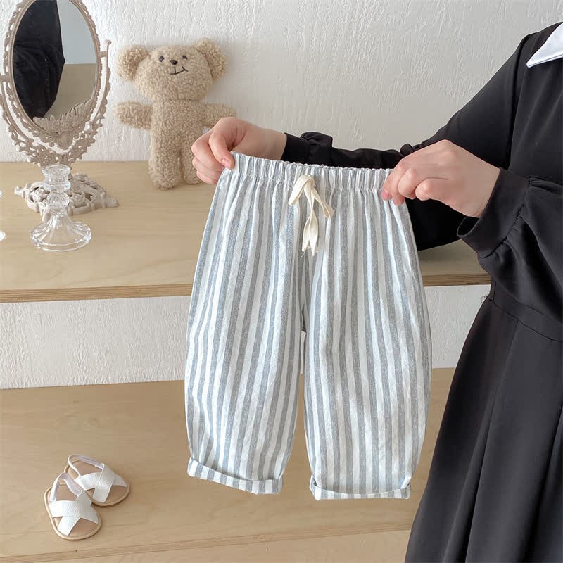 Baby Toddler Vertical Striped Minimalist Pants - image 9