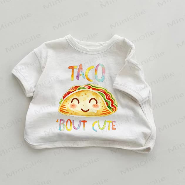 TACO BOUT CUTE Baby White T-shirt - White - 18-24M - image 1