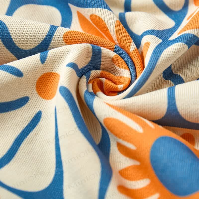 Baby Beige Plaid Floral 2-piece Set - image 8