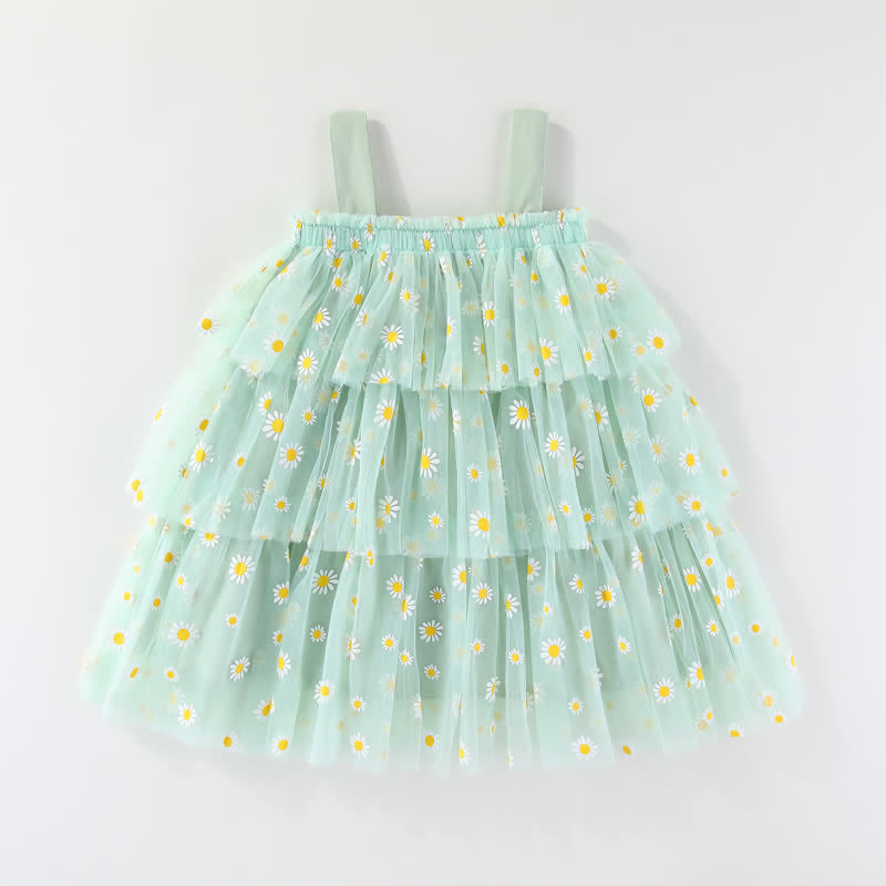 Toddler Daisy Tulle Layered Dress - image 22