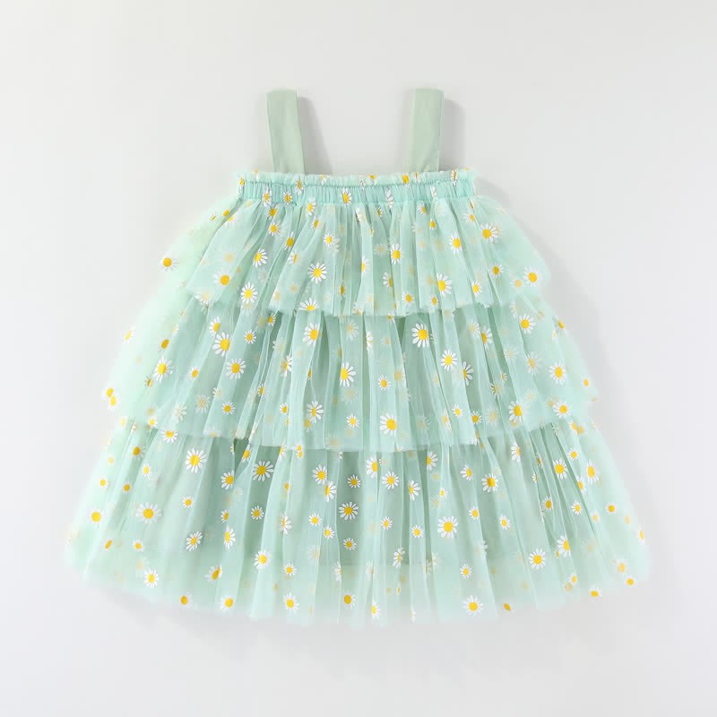 Toddler Daisy Tulle Layered Dress - image 22