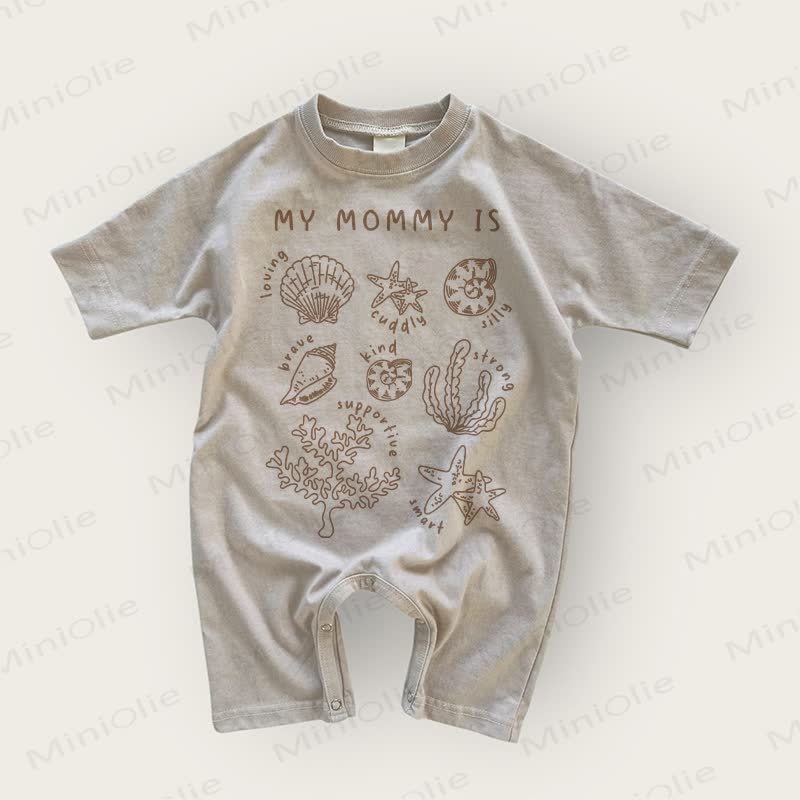 MY MOMMY IS... Baby Slogan Grey Romper - Warm Grey - 18-24M - image 1