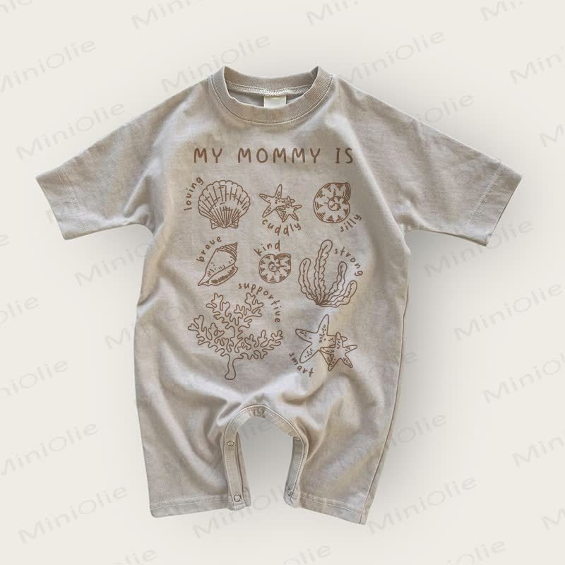 MY MOMMY IS... Baby Slogan Grey Romper - Warm Grey - 18-24M - image 1