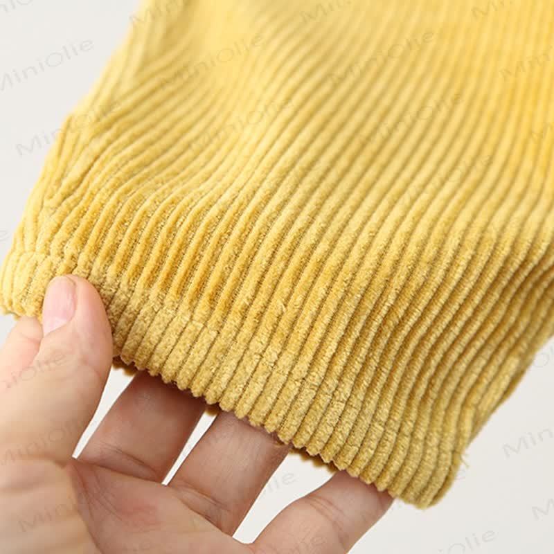 Toddler Dachshund Pocket Corduroy Overalls - image 14