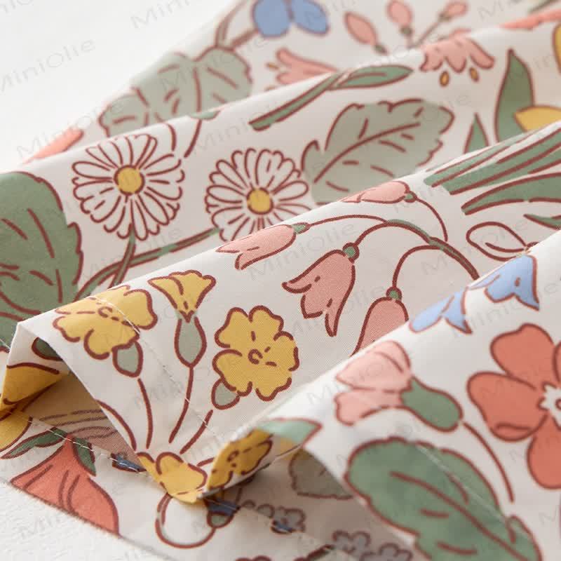 Baby Toddler Spring Flowers Sleeveless 2-piece Set - image 5