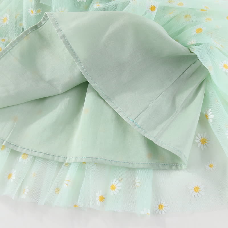Toddler Daisy Tulle Layered Dress - image 28